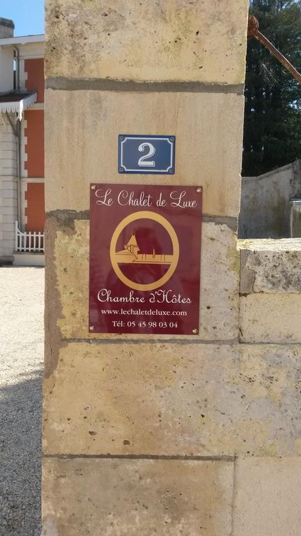 Le Chalet De Luxe Acomodação com café da manhã Saint-Séverin Exterior foto